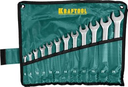 Набор комбинированных ключей Kraftool Expert 6-24 мм, 12шт 27079-H12