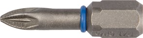 Торсионные крестовые биты Зубр Эксперт C1/4, PZ1x25мм, 2шт 26013-1-25-2