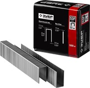 Скобы Зубр Профессионал тип 53F, 22мм, 5000 шт 31950-22