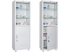 Медицинский одностворчатый шкаф HILFE МД 1 1760/SG S26199204501