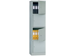 Металлический медицинский архивный шкаф ПРАКТИК МД AM 1845/4 S26199302400