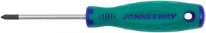 Крестовая отвертка Jonnesway Anti-Slip Grip PH1x80 мм D71P180