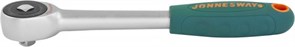 Трещоточная ротационная рукоятка Jonnesway со сквозным приводом 3/8"DR, 60 зубцов R6603