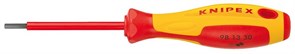 Диэлектрическая отвертка Knipex шестигранная Hex2,5 75мм KN-981325