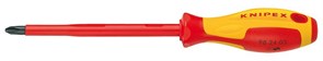 Диэлектрическая отвертка KNIPEX PH1 80мм KN-982401