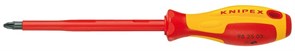 Диэлектрическая отвертка KNIPEX PZ2 100мм KN-982502