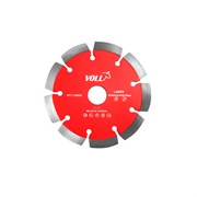 Сегментный алмазный диск VOLL СТАНДАРТ для железобетона 125х2,2х10х22,23