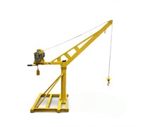 Строительный поворотный мини-кран OCALIFT с лебедкой TSA 300кг, 60м