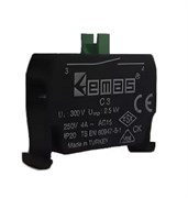 Блок-контакт EMAS (1НО) для постов с кнопками серии C C3CK