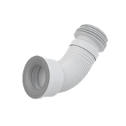Гофра для унитаза AlcaPlast A97 DN80/110 x 100/120 мм, L240-600 мм