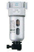 Воздушный фильтр GROZ F 13613-MS Miniature 1/4", 800 л/мин, 9мл, металл GR60130