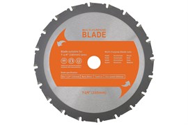 Диск пильный универсальный 185x20x1,8 мм, 20Z QPT 185Multi