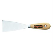 Шпатель гибкий 50 мм, закал., хромиров. с дерев.ручкой Kapriol 23151