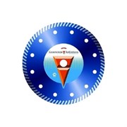 Отрезной алмазный диск по бетону Сплитстоун Turbo 230x2,6x10x22,2  с фланцем