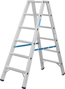 Двухсторонняя стремянка Krause Stabilo со ступенями R13 2x6 136169