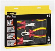 Набор из плоскогубцев и кусачек электрика MaxSteel VDE 1000V 4пр. Stanley 4-84-489