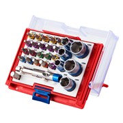 Набор вставок (бит) 1/4", PH, PZ, Hex, Torx, Slotted, 28 предметов МАСТАК 058-10028C 058-10028C