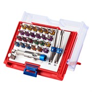 Набор вставок (бит) 1/4", PH, PZ, Hex, Torx, Slotted, 28 предметов МАСТАК 058-11028C 058-11028C