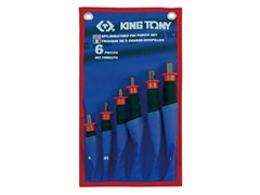 Набор выколоток с протектором, чехол из теторона, 6 предметов KING TONY 1006GPN TONY