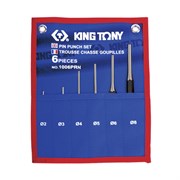 Набор выколоток, чехол из теторона, 6 предметов KING TONY 1006PRN TONY