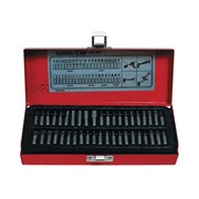 Набор вставок (бит) 1/4", PH, PZ, Hex, Torx, Slotted, 42 предмета KING TONY 1042CQ TONY