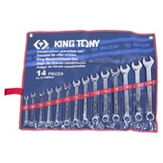 Набор комбинированных ключей, 8-24 мм, 14 предметов KING TONY 1215MR01 TONY