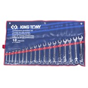 Набор комбинированных ключей, 6-24 мм, 18 предметов KING TONY 1218MR01 TONY