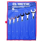 Набор комбинированных ключей, 34-50 мм, чехол из теторона, 6 предметов KING TONY 1296MRN TONY