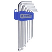 Набор Г-образных шестигранников 3/32"-3/8", дюймовые, с шаровым окончанием, 7 предметов KING TONY 20107SR TONY