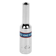 Головка торцевая глубокая шестигранная 1/4", 4 мм KING TONY 223504M TONY