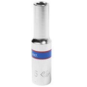 Головка торцевая глубокая шестигранная 1/4", 6 мм KING TONY 223506M TONY
