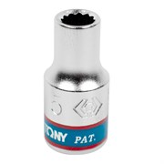 Головка торцевая стандартная двенадцатигранная 1/4", 5 мм KING TONY 233005M TONY
