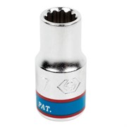 Головка торцевая стандартная двенадцатигранная 1/4", 7 мм KING TONY 233007M TONY