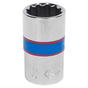 Головка торцевая стандартная двенадцатигранная 1/4", 10 мм KING TONY 233010M TONY