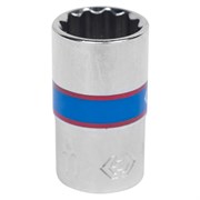 Головка торцевая стандартная двенадцатигранная 1/4", 11 мм KING TONY 233011M Tony