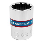 Головка торцевая стандартная двенадцатигранная 1/4", 13 мм KING TONY 233013M TONY