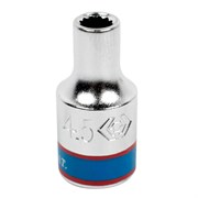 Головка торцевая стандартная двенадцатигранная 1/4", 4,5 мм KING TONY 233045M Tony