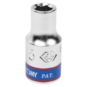 Головка торцевая стандартная шестигранная 1/4", 5 мм KING TONY 233505M TONY