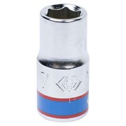 Головка торцевая стандартная шестигранная 1/4", 7 мм KING TONY 233507M TONY
