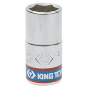 Головка торцевая стандартная шестигранная 1/4", 8 мм KING TONY 233508M TONY