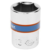 Головка торцевая стандартная шестигранная 1/4", 13 мм KING TONY 233513M TONY