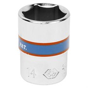 Головка торцевая стандартная шестигранная 1/4", 14 мм KING TONY 233514M TONY