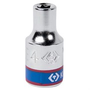 Головка торцевая TORX Е-стандарт 1/4", E4, L = 24 мм KING TONY 237504M TONY