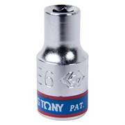 Головка торцевая TORX Е-стандарт 1/4", E6, L = 24 мм KING TONY 237506M TONY