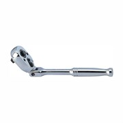 Трещотка 1/4", 150 мм, 24 зубца, флажковая с кнопкой, шарнирная KING TONY 2781-06P TONY