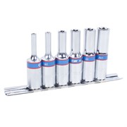 Набор глубоких торцевых головок 3/8", TORX Е-стандарт, E4-E14, 6 предметов KING TONY 3116PR TONY