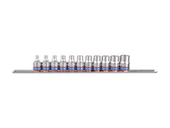 Набор торцевых головок 3/8", TORX Е-стандарт, E4-E18, 11 предметов KING TONY 3121PR Tony