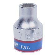 Головка торцевая стандартная двенадцатигранная 3/8", 7 мм KING TONY 333007M TONY