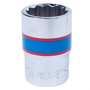 Головка торцевая стандартная двенадцатигранная 3/8", 14 мм KING TONY 333014M TONY