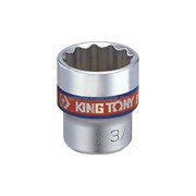 Головка торцевая стандартная двенадцатигранная 3/8", 15/32", дюймовая KING TONY 333015S TONY